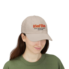 Fishing Dad Cap, A Sea D Sea Hat, Outdoor Gear, Gift for Fisherman, Adjustable Cap for Dad, Casual Style Hat