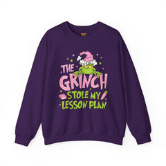Grinch Stole My Lesson Plan Sweatshirt