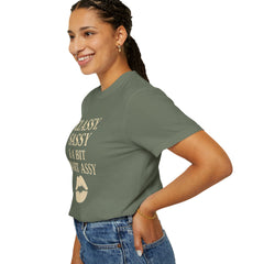 Classy Sassy T-shirt, Unisex Casual Top, Statement Tee, Gift for Her, Fashion Apparel, Birthday Humor Shirt