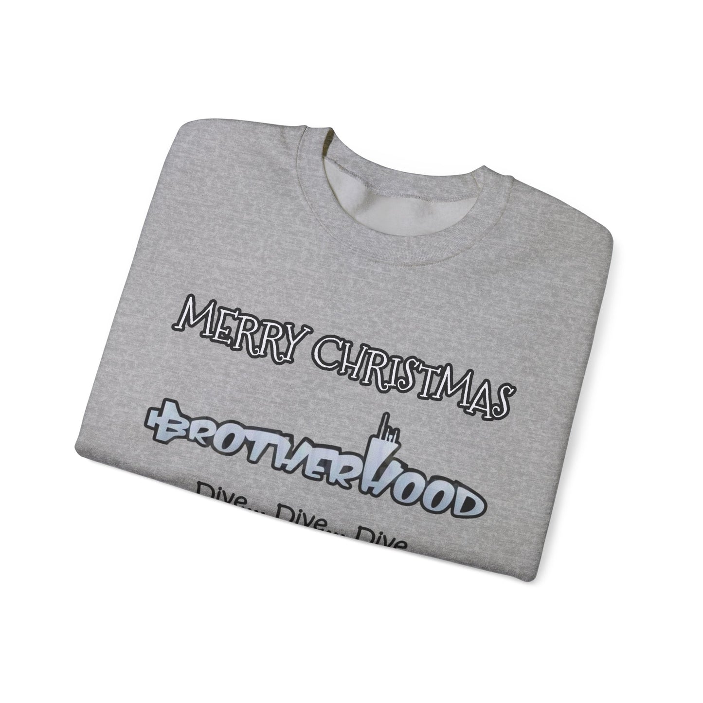 MERRY  CHRISTMAS Submarine Brotherhood -Unisex Crewneck Sweatshirt