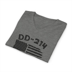 DD 214 Alumni Unisex Jersey Short Sleeve V-Neck Tee