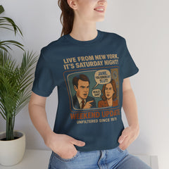 Vintage SNL Tee - Unisex Jersey Short Sleeve T-Shirt - Weekend Update Jane You Ignorant Slut Graphic Shirt