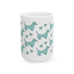 Dachshund Ceramic Mug, (11oz, 15oz)