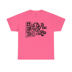 Abstract Artistic Unisex Cotton Tee - Unique Graphic Design, Casual Wear, Gifts for Art Lovers, Everyday Style, Eco-Friendly Fashion