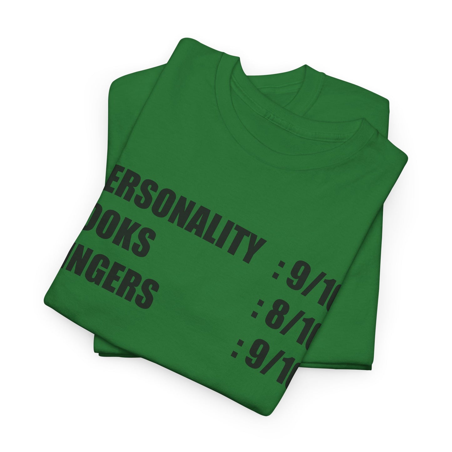 Personality, Looks, Fingers Count - Unisex Heavy Cotton Tee / Prosthetic Humor / One Leg / One Arm / Missing Fingers