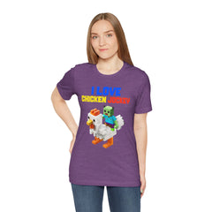 Video Game Movie I Love Chicken Jockey Tee - Unisex Short Sleeve T-Shirt