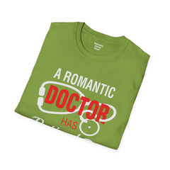 Romance Doctor - Unisex Softstyle T-Shirt | Nurse Awareness, Medical Wear, Gift For Her, Scrubs Lover, Hospital Staff Gift, Registered Nurse