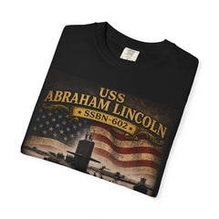 USS Abraham Lincoln SSBN-602 Commemorative T-Shirt — "Forty One for Freedom" Submarine Tribute