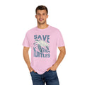 Sea Turtles, Save The Turtles -  Graphic Unisex Garment-Dyed T-shirt