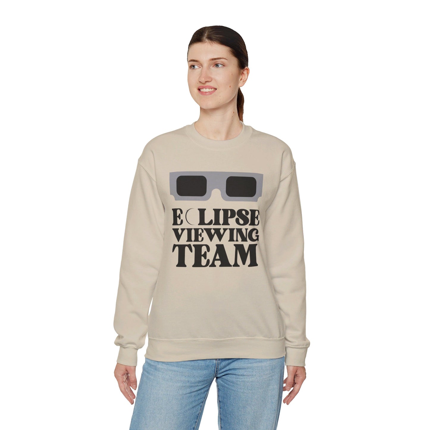 ECLIPSE VIEWING TEAM Unisex Crewneck Sweatshirt