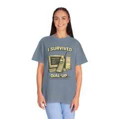 I Survived Dial-Up Vintage Tech T-Shirt