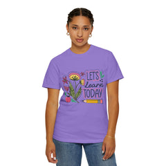 Floral Teacher T-Shirt - Comfort Colors Soft