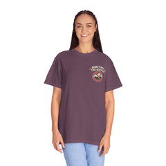 Wyoming Funny Roadtrip T-Shirt — "Three Things You Don’t Do in Wyoming" Adventure Tee
