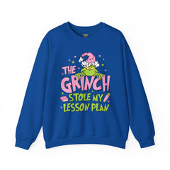 Grinch Stole My Lesson Plan Sweatshirt