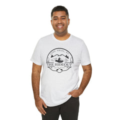 The Hideout Lake Ariel Tee — Vintage Lakeside Cabin T-Shirt