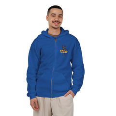 Personalized with your dogs image Zip Hoodie — "My Therapist Has a Wet Nose" Graphic