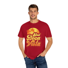 Del Boca Vista Graphic - Unisex Garment-Dyed T-shirt
