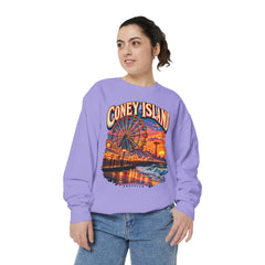 Brooklyn's Coney Island Sunset Sweatshirt - Comfort Colors Soft