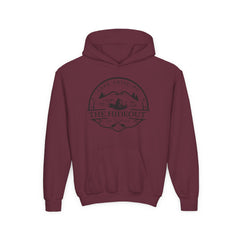 Youth Hoodie — 'The Hideout' Lake Ariel PA Mountain Adventure Hoodie