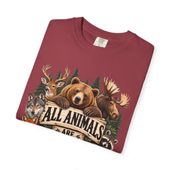 All Animals Are Pettable T-Shirt – Funny Animal Lover Wildlife Design
