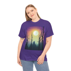 Serene Nature Graphic Tee, Aesthetic T-Shirt, Cozy Casual Wear, Gift for Nature Lovers, Perfect for Outdoor Adventures