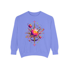 Cosmic Orbit Sweatshirt — Neon Planet Graphic Pullover