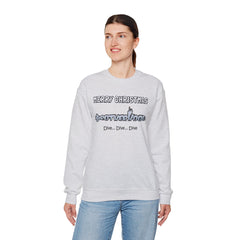 Bolder Font MERRY  CHRISTMAS Submarine Brotherhood -Unisex Crewneck Sweatshirt