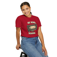 Be Kind Rewind Cassette T-Shirt — Retro 80s Vintage Tape Tee