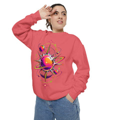 Cosmic Orbit Sweatshirt — Neon Planet Graphic Pullover