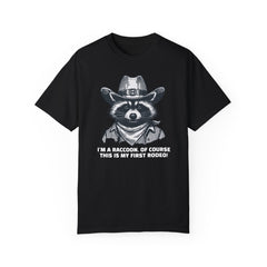 Raccoon Cowboy Funny Graphic Shirt -  Unisex T Shirt