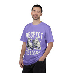 Alligator and Manatee Respect the Locals T-Shirt — Vintage Beach Vibes Graphic Tee