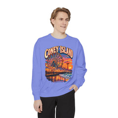 Brooklyn's Coney Island Sunset Sweatshirt - Comfort Colors Soft