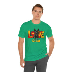 Personalized Love Your Dog T-Shirt — Designed with your dogs name and picture Graphic Tee