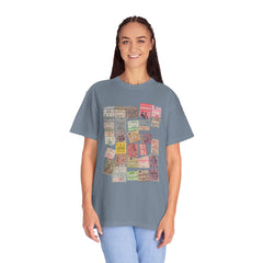 Classic Rock Concert Tickets  Garment-Dyed T-shirt