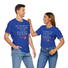 LIMB LOSS AWARENESS,  I  Am The Storm - Graphic Unisex T Shirt