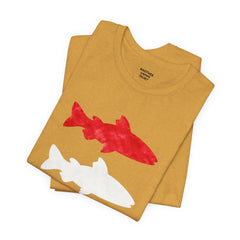 Patriotic Trout T-Shirt — Red White & Blue Fish Tee