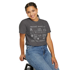CAMERA DISPLAY, Graphic Unisex Garment-Dyed T-shirt