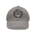 United States Navy Submarine Veteran Dad Hat with Leather Patch (Round) / Dolphins / Submarine Breast Insignia