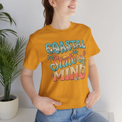 Coastal State of Mind Tee — Retro Beach Graphic T-Shirt