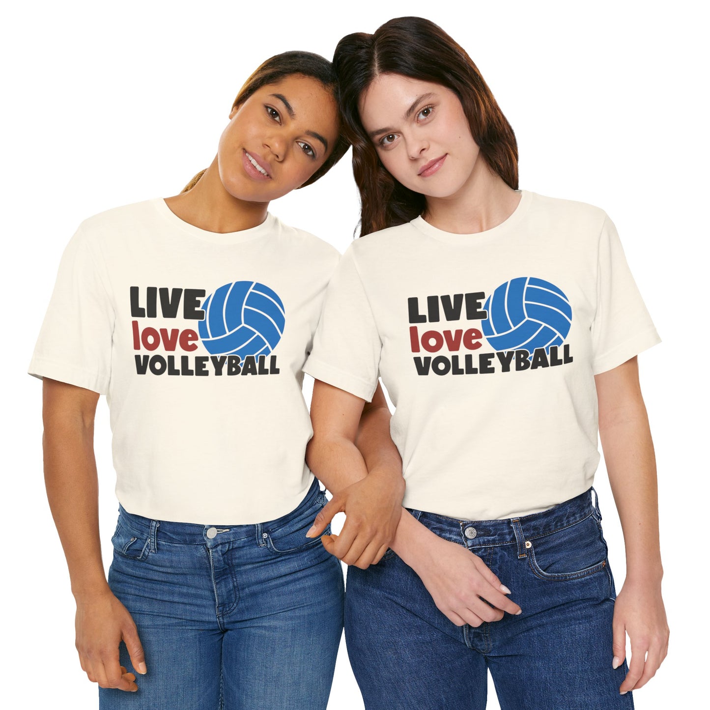 Live Love Volleyball T Shirt,gift for her,gift for him,volleyball gift,sports tee,team shirt,player gift,coach gift,Love Volleyball,Spike it