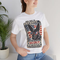 Personalized with your Dogs name and image - Patriotic Dog T-Shirt