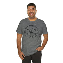 The Hideout Lake Ariel Tee — Vintage Lakeside Cabin T-Shirt