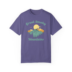 Great Smoky National Park National Park Graphic, Comfort Colors Soft Relaxed Fit Unisex Garment-Dyed T-shirt
