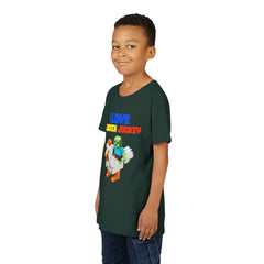 Youth I Love Chicken Jockey Tee - Fun Gamer T-Shirt for Kids