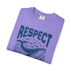 Respect the Locals Whale T-Shirt — Marine Conservation Graphic