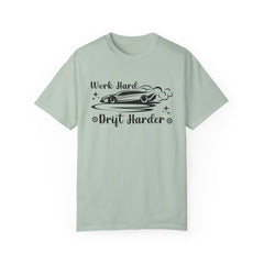 Sports Car Drift Unisex T-Shirt - Work Hard, Drift Harder