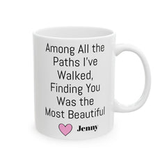 Personalized Inspirational Quote Ceramic Mug — Heartfelt Morning Motivation (11oz & 15oz)