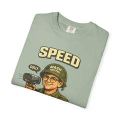 Speed Enforced By Radar T-Shirt — MASH 4077 Retro Traffic Cop Graphic Tee