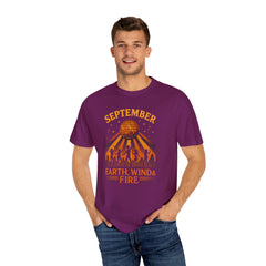 Earth, Wind & Fire Inspired Unisex T-Shirt, September Celebration Tee, Music Lover Gift, Vintage Style Top, Concert Shirt
