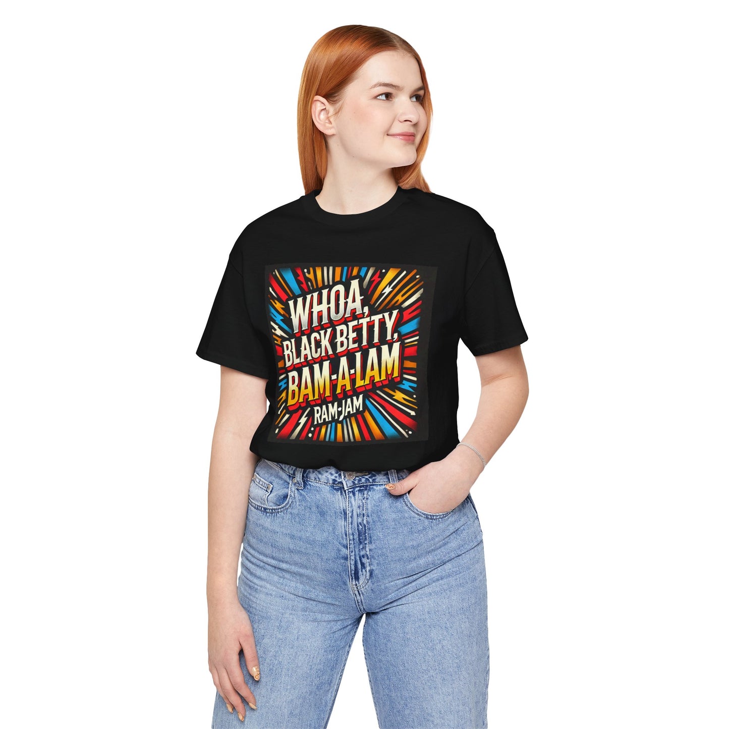 Black Betty, Ram Jam Band - Graphic Unisex Jersey Short Sleeve Tee